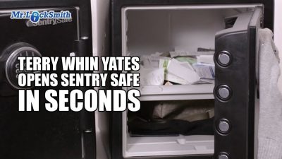 Terry Whin-Yates Opens Sentry Safe in Seconds! | Mr. Locksmith™